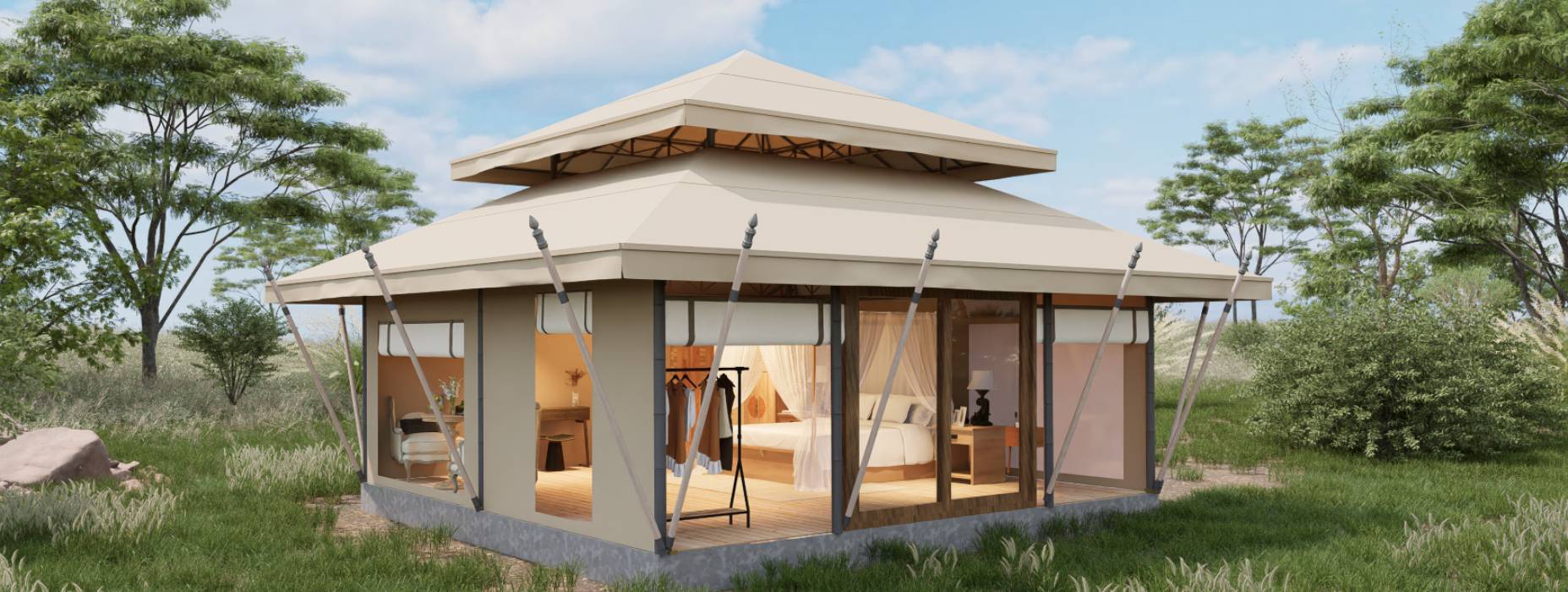 东昌府区户外野奢帐篷